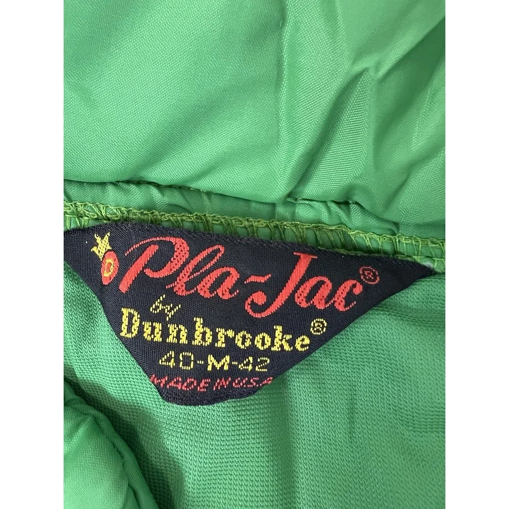 Vintage‎ 1970s 7up Green puffer coat Plac-Jac by Dunbrooke 40-M-42 Made USA Y2K
